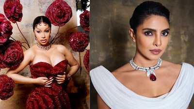 Priyanka Chopra Jonas × Bvlgari and Cardi B stunned in couture styled with Tanishq Diamonds’ Radiance in Rhythm collection