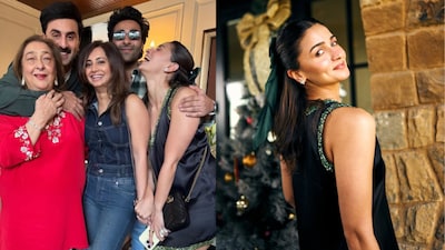Alia Bhatt’s Christmas look proves the power of a statement bow and effortless festive style