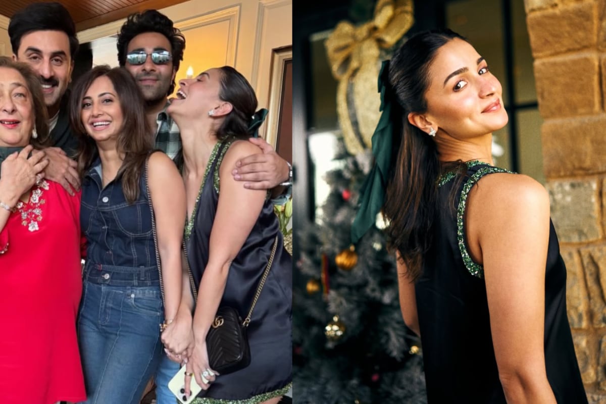 Alia Bhatt’s Christmas Look Is All About That Bow (And We’re Obsessed)