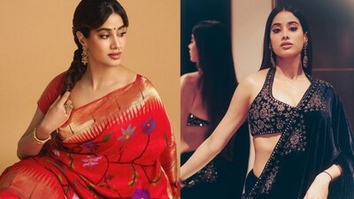 Janhvi Kapoor in sarees 2025