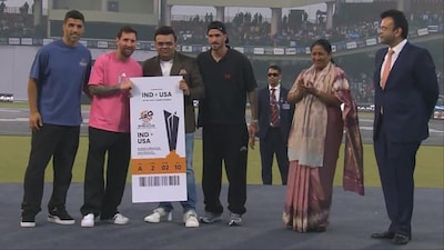 Jay Shah invites Lionel Messi for India-USA T20 World Cup 2026 match. (Picture Credit: Screengrab)