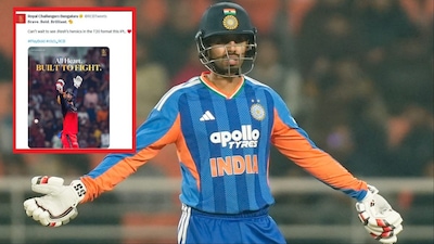 RCB's post for Jitesh Sharma goes viral. (Picture Credit: X/@RCBTweets)