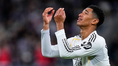 Real Madrid's Jude Bellingham (AP)