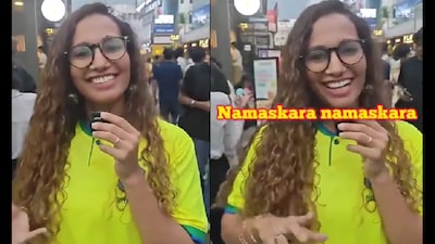 In the viral clip, the Brazilian woman shared that she learned Kannada out of genuine interest and affection for Bengaluru. (Image: Reddit)