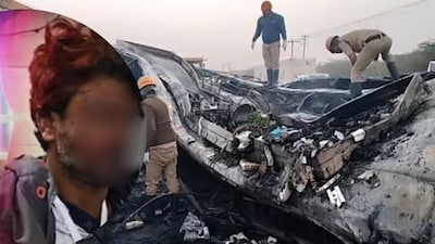 The incident has drawn attention to the dangers posed by heavy vehicles crossing medians on national highways and the importance of strict traffic safety measures. 