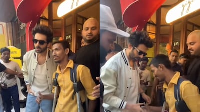 Kartik Aaryan Wins Hearts As He Stops To Click Photos With A Special Fan | Watch