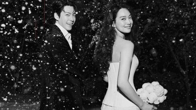 South Korean stars Kim Woo-bin and Shin Min-ah have officially tied the knot after dating for nearly a decade. 
