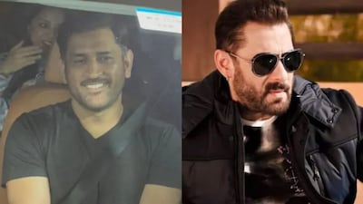 MS Dhoni arrives at Salman Khan’s Panvel farmhouse.