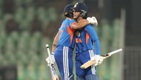 Mandhana, Shafali's record stand fires India to 2212