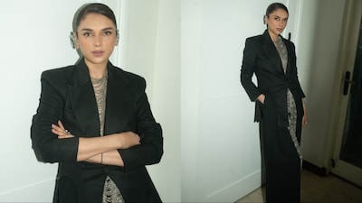 Aditi Rao Hydari was styled by Manisha Melwani.