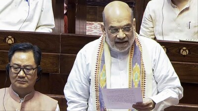 Union Home Minister Amit Shah speaks in the Rajya Sabha (File photo/PTI)