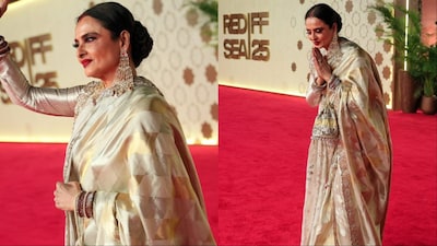 Rekha graced the Red Sea International Film Festival in Jeddah.