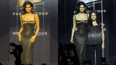 Harnaaz Sandhu turned showstopper for Namrata Joshipura. 