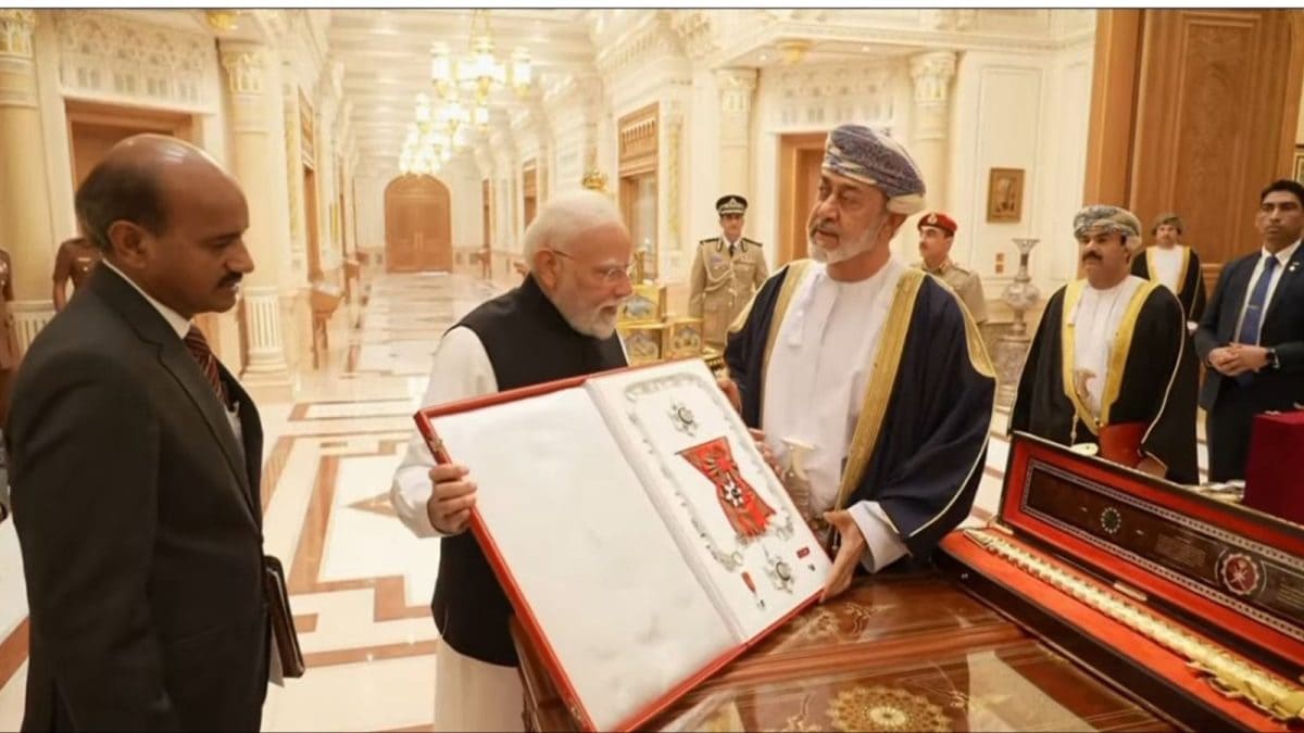 PM Modi Conferred Oman’s Top National Honour During Muscat Visit
