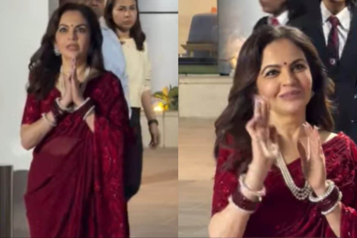 Nita Ambani’s Red Saree Moment Is A Masterclass In Power Dressing The Indian Way