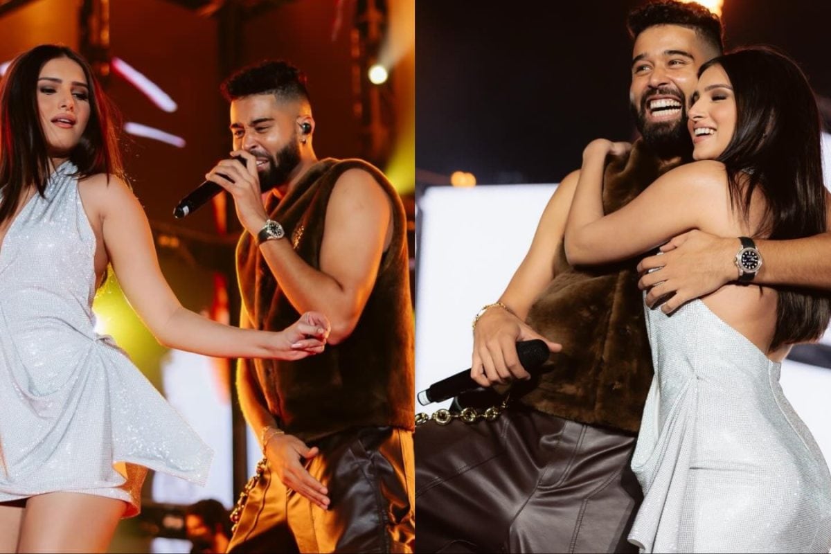 Tara Sutaria Lights Up AP Dhillon’s Pune Concert In A Sparkling Silver Mini Dress