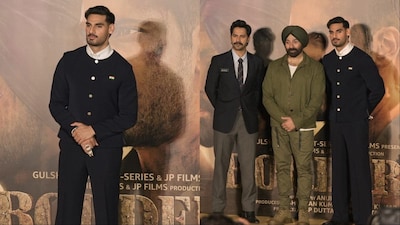 Ahan Shetty was styled by Rahul Vijay.