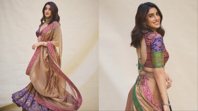 Navya Naveli Nanda was styled by Shubhangini Gupta.