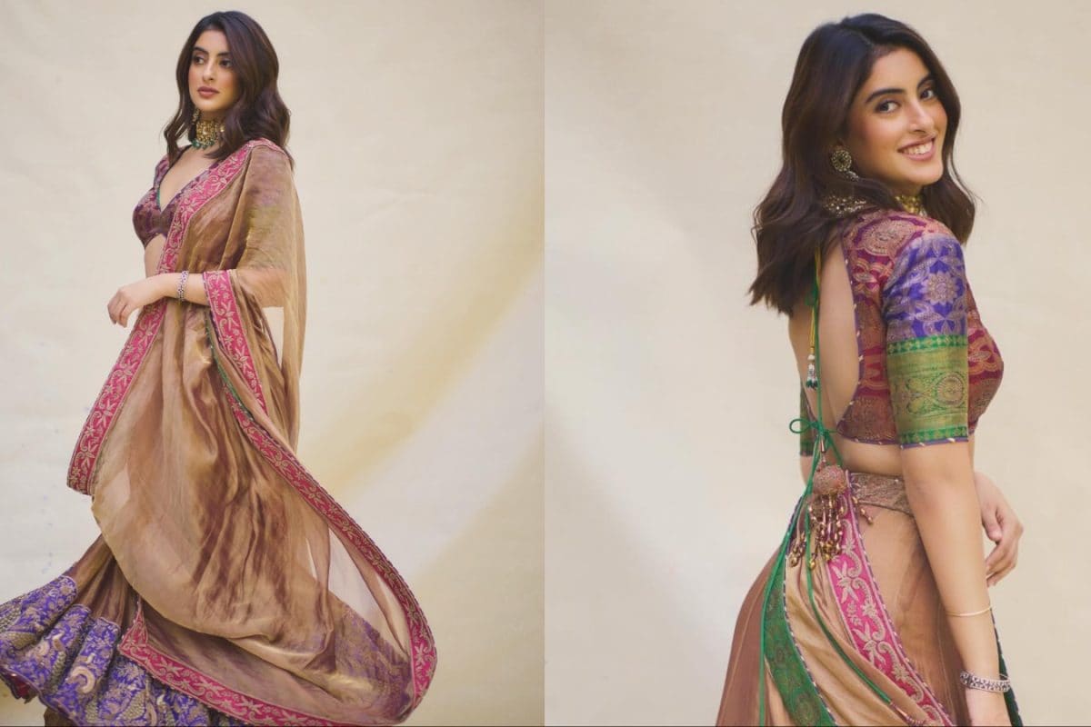 Navya Naveli Nanda Crowns Soft Gold As The Season’s Most Elegant Hue In Mayyur Girotra