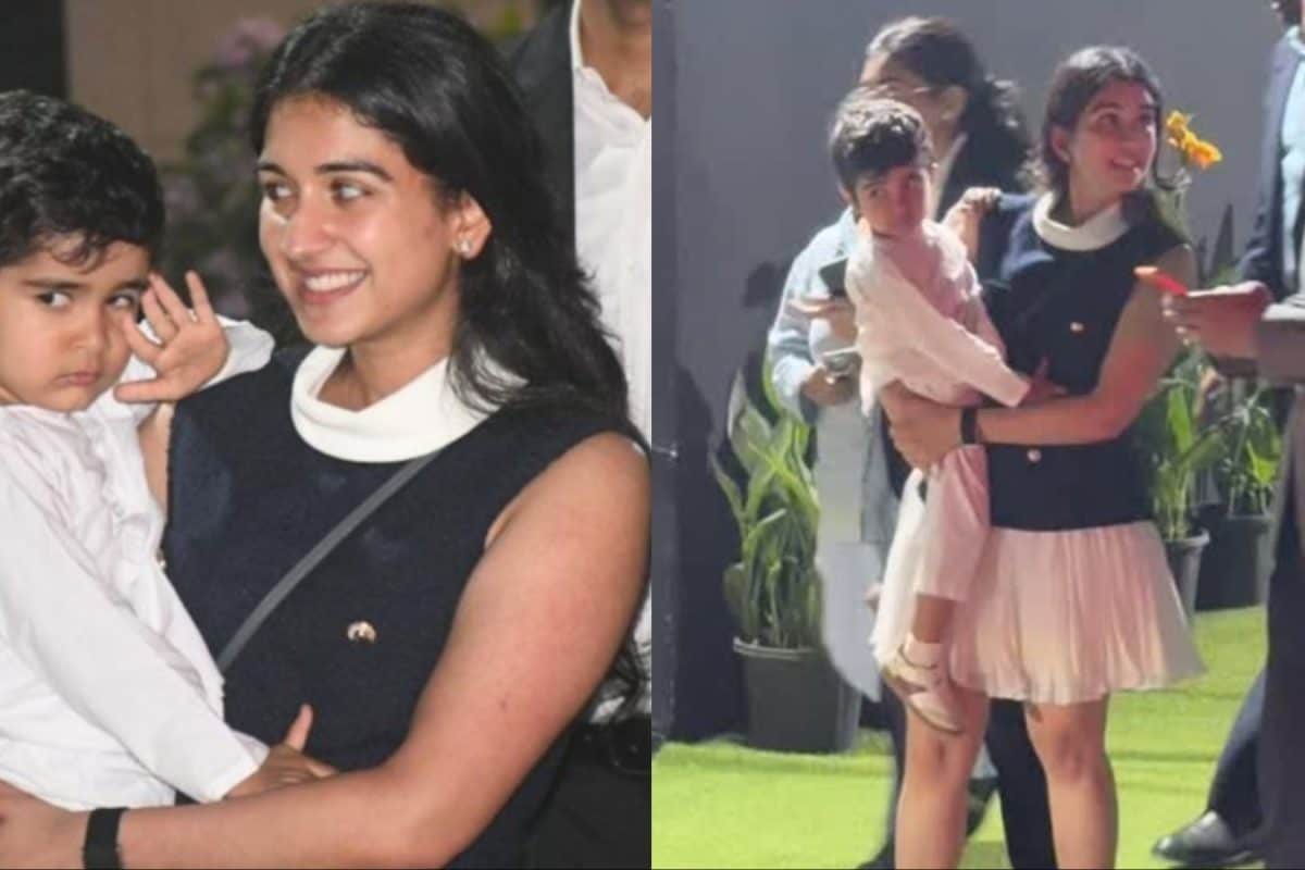 Radhika Merchant’s Navy Blue Mini Dress Look Is Polished Without Trying Too Hard