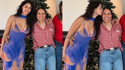 Disha Patani with Tiger Shroff's mom, Ayesha Shroff