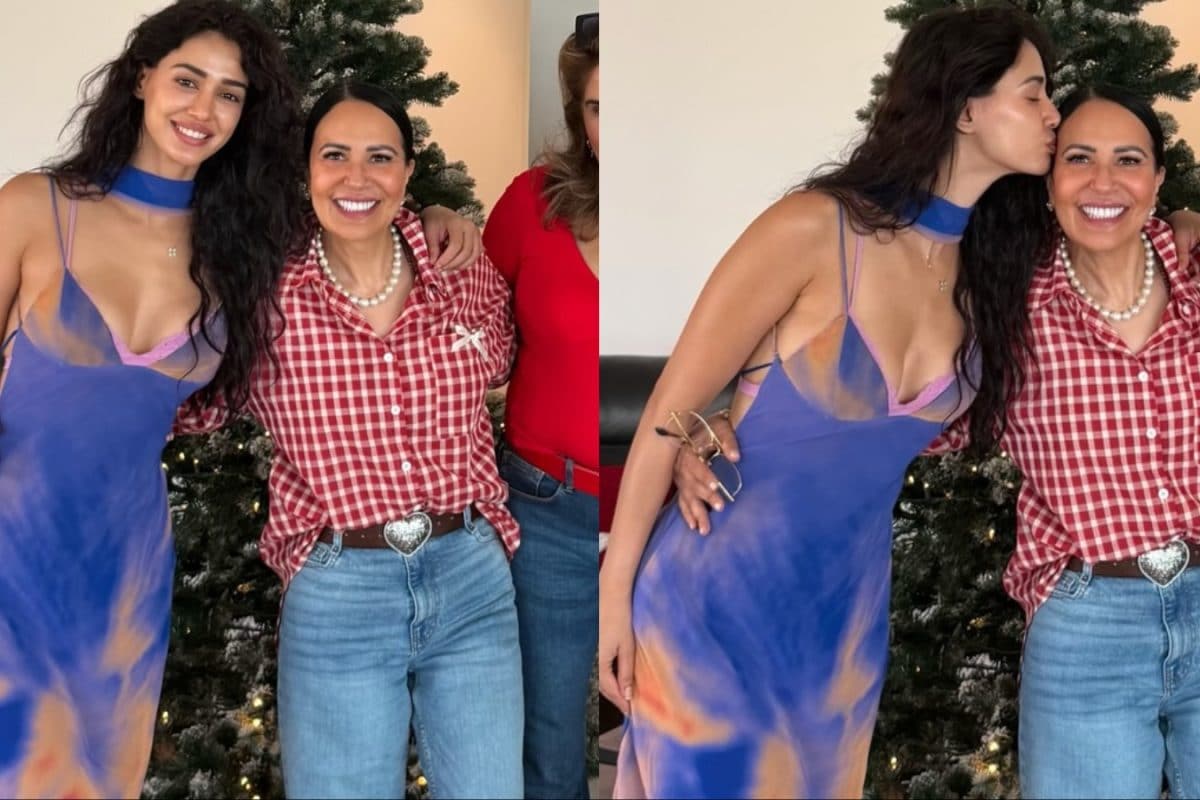 Disha Patani Ditches Festive Reds For A Rs 3.5K Blue Maxi Dress This Christmas