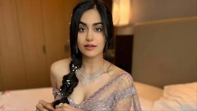 Adah Sharma's apartment features open spaces for dance, training, and movement.