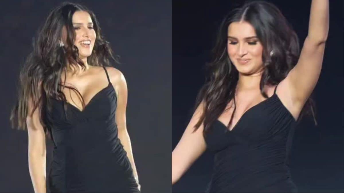 Tara Sutaria Steals The Spotlight At AP Dhillon’s Concert In A Black Statement Look