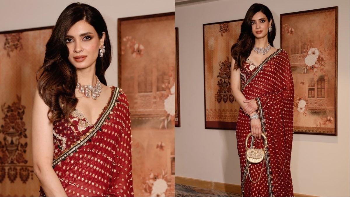Diana Penty in Rs 95K Banarasi Saree