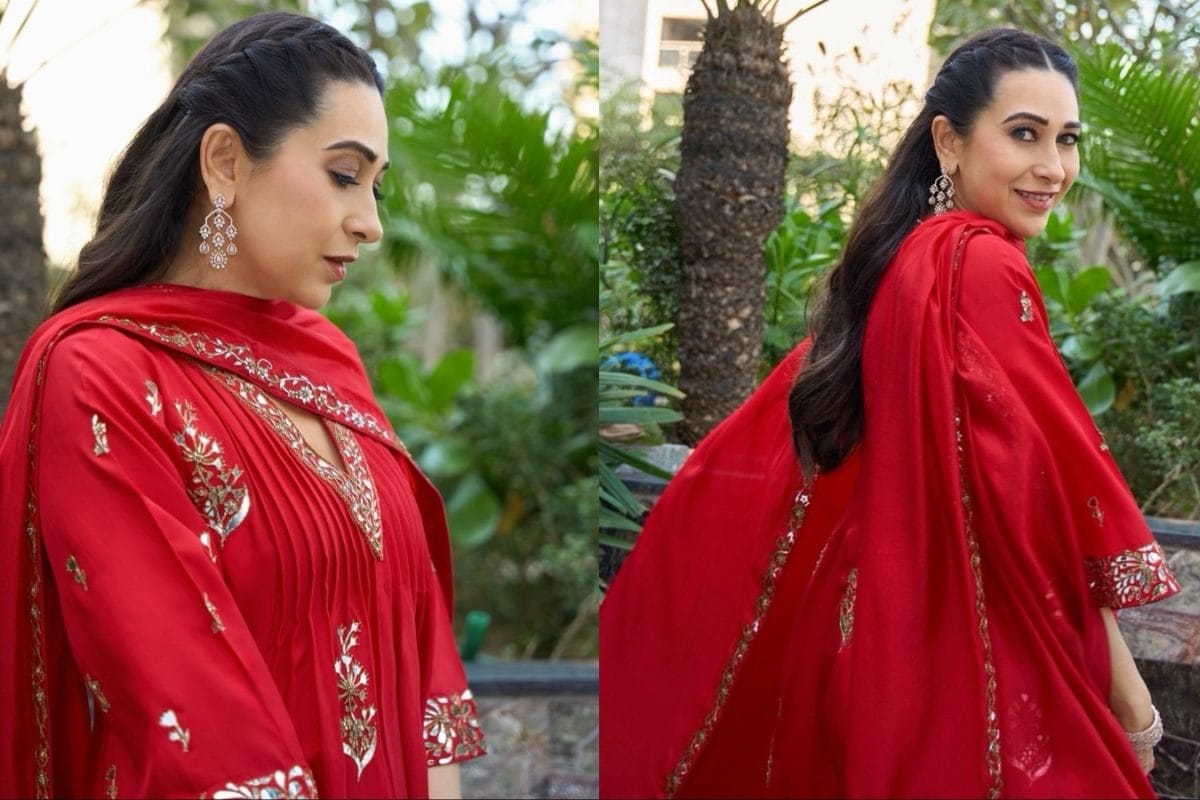 Karisma Kapoor’s Punit Balana Suit Is All About Grace, Craft, And Festive Charm