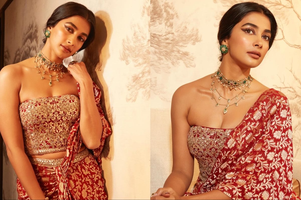 Pooja Hegde Gives The Benarasi Brocade A Regal Twist; Says, ‘Feeling Like A Princess’