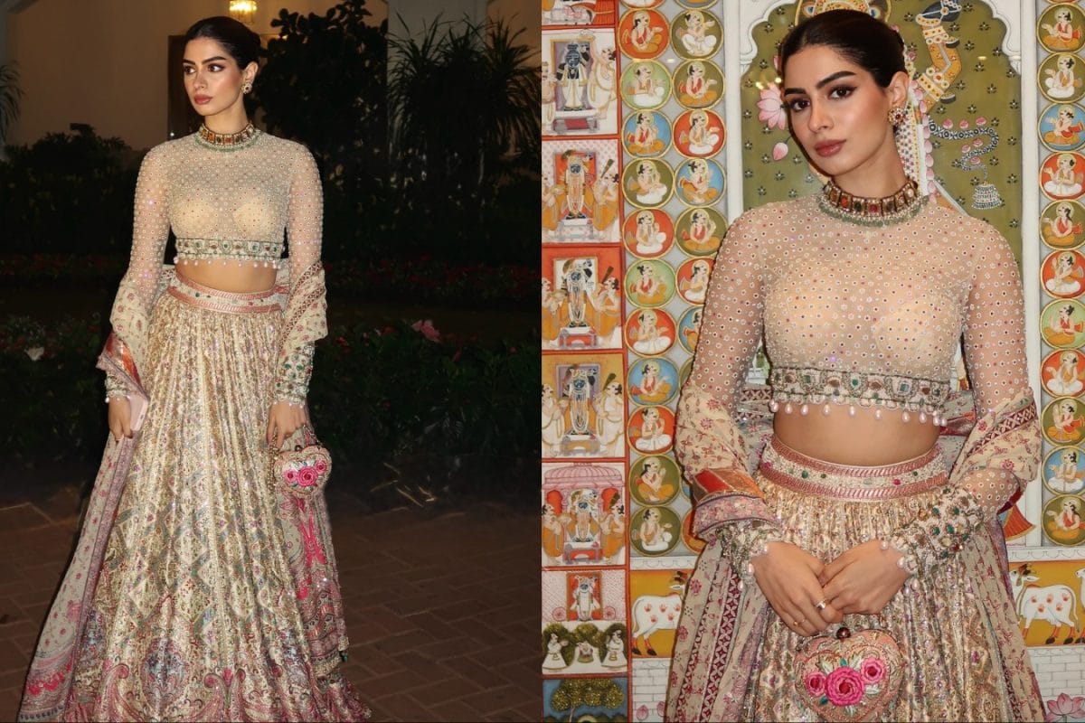 Khushi Kapoor Chooses Old-World Grandeur In Tarun Tahiliani For A Wedding Night