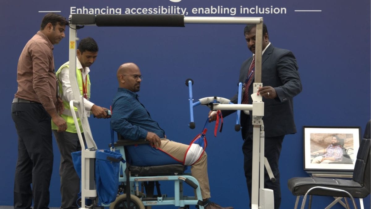 Travelling With A Wheelchair? Bengaluru Airport’s New Lifter Makes It Easier