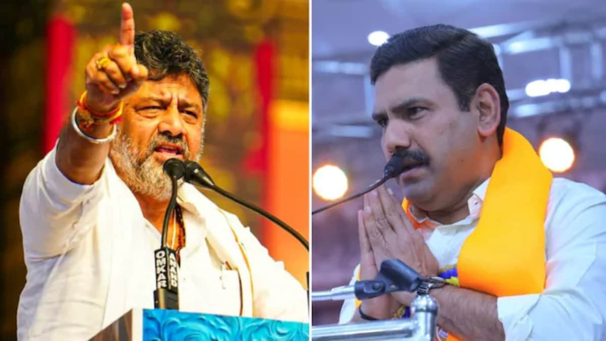 ‘Collection King’: War Of Words Between DK Shivakumar, BJP's BY Vijayendra Over Corruption