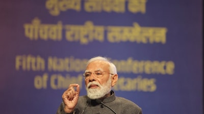 PM Modi addressed the conference of Chief Secretaries. (Image: X)