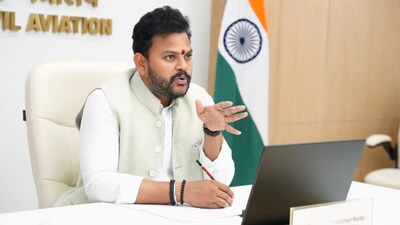 Civil Aviation Minister Ram Mohan Naidu. (News18)