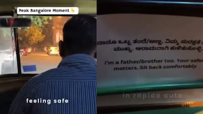 Bengaluru woman’s midnight Rapido ride goes viral (Photos: Little Bengaluru Stories/Instagram)