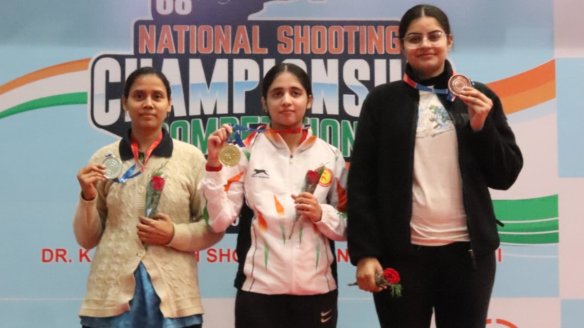 National Shooting Championship: Ketan Malik Beats Manu Bhaker & Palak Gulia To Win Women's 10m Air Pistol Gold