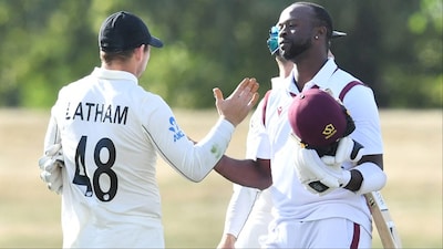 Updated WTC 2025-27 points table after 1st NZ-WI Test ends in a draw. (Picture Credit: AFP)