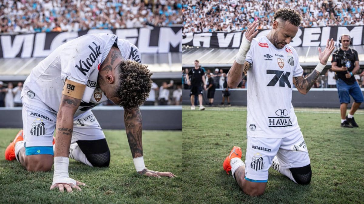 Neymar Jr Breaks Into Tears After Saving Santos From Relegation On Final Matchday | WATCH