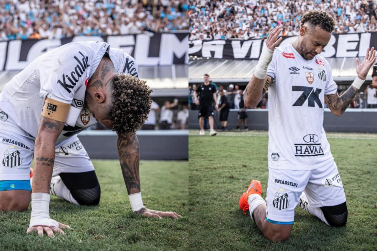Neymar Jr Breaks Into Tears After Saving Santos From Relegation On Final Matchday | WATCH