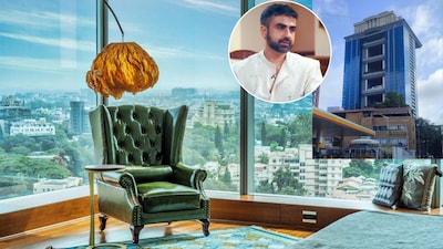 From Kamath’s apartment, the city stretches out in every direction, offering views of Bengaluru’s skyline that are both relaxing and inspiring.