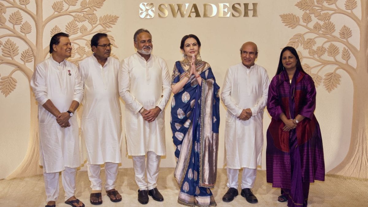 Nita Ambani Champions Indian Artisans At ‘Swadesh’, Showcases Heritage | India News