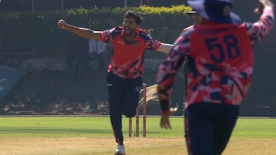 SMAT: Nitish Kumar Reddy picked up a hat-trick (X)