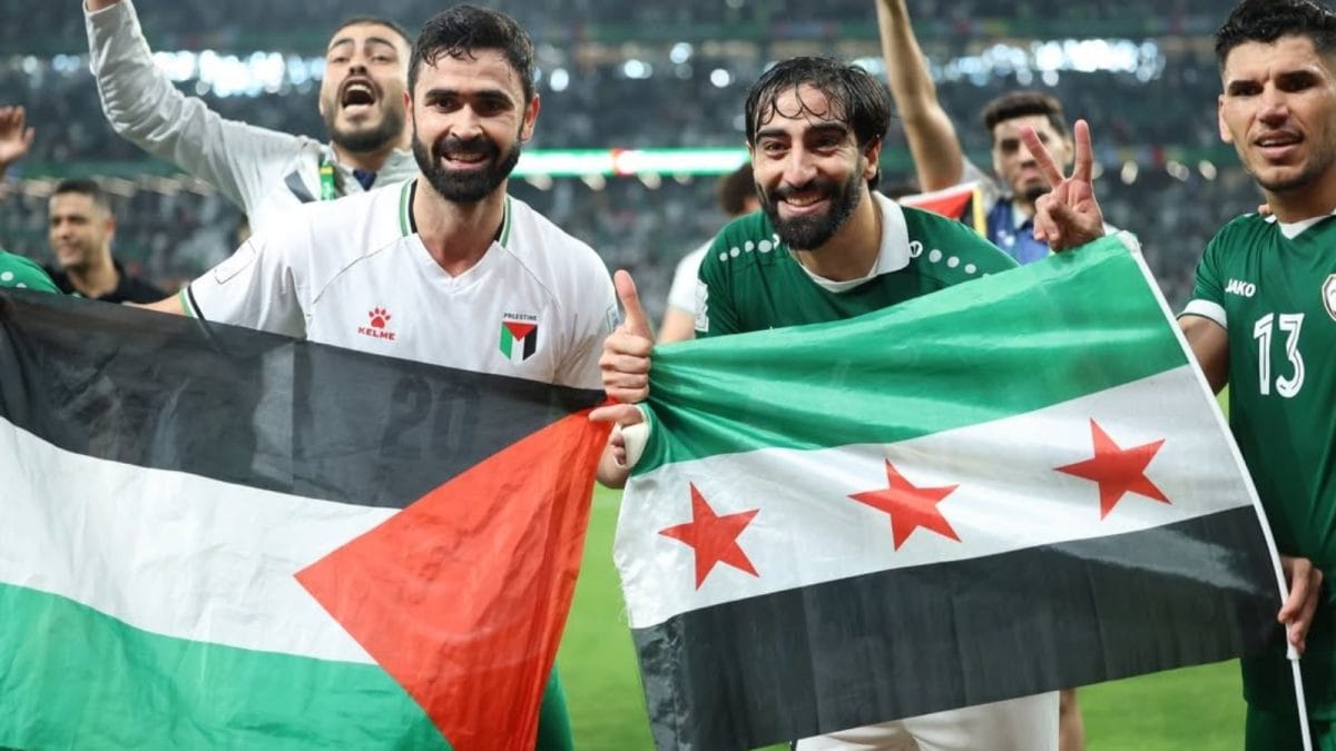 Palestine, Syria Players Erupt In Joint Celebration After Clinching FIFA Arab Cup Spots | WATCH