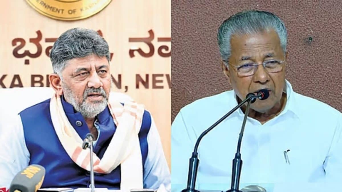 When 'Bulldozers' Cross State Lines: Pinarayi Vijayan And DK Shivakumar In A War Of Words