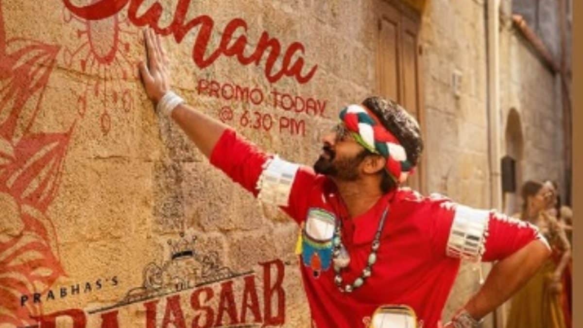 Prabhas’s New Poster Of Second Song ‘Sahana Sahana’ From The Raja Saab Goes Viral | Telugu Cinema News