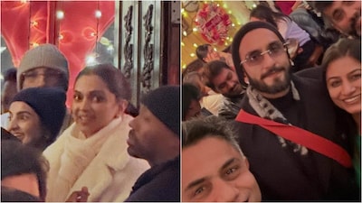 Ranveer Singh, Deepika Padukone Spotted In New York