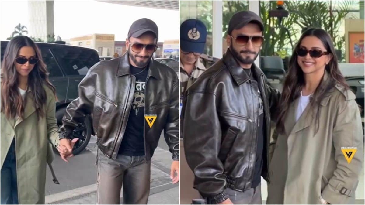 Deepika Padukone, Ranveer Singh Walk Hand-In-Hand, Spotted At Mumbai Airport Amid Dhurandhar Buzz | Bollywood News Deepika Padukone, Ranveer Singh Walk Hand-In-Hand, Spotted At Mumbai Airport Amid Dhurandhar Buzz | Bollywood News