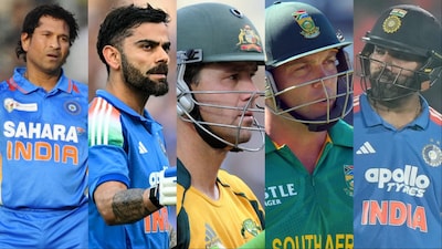 Rohit Sharma becomes 5th player to score 5000 ODI runs at home venues. (Picture Credit: AFP)